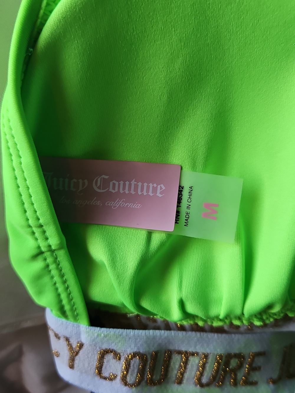 Juicy Couture Neon Green Bikini Set - Picture 7 of 7